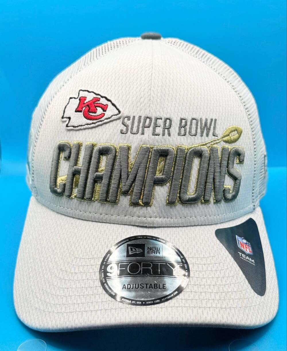 New Era Kansas City Chiefs Super Bowl LIV Champions Locker Room Snapback Hat